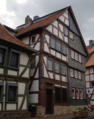 English: Half-timbered building in Alsfeld Untergasse 39 / Hesse / Germany This is a picture of the Hessian Kulturdenkmal (cultural monument) with the ID 13238 (Wikidata)