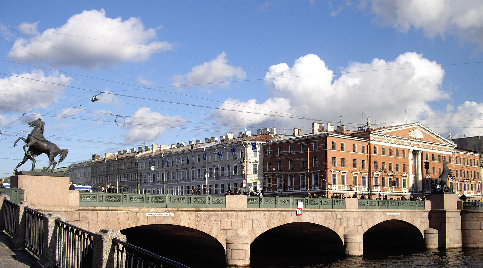 Санкт петербург 25. Аничков мост в Санкт-Петербурге. Аничкин мост в Санкт-Петербурге. Аничков мост, Санкт-Петербург, набережная реки Фонтанки. Невский проспект Аничкин мост.