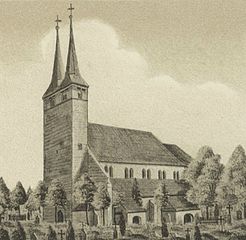 Stadtpfarrkirche St. Nikolai im Jahre 1891