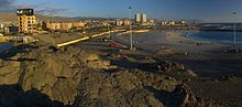 Playa El Trocadero ubicada en el sector norte de la Ciudad