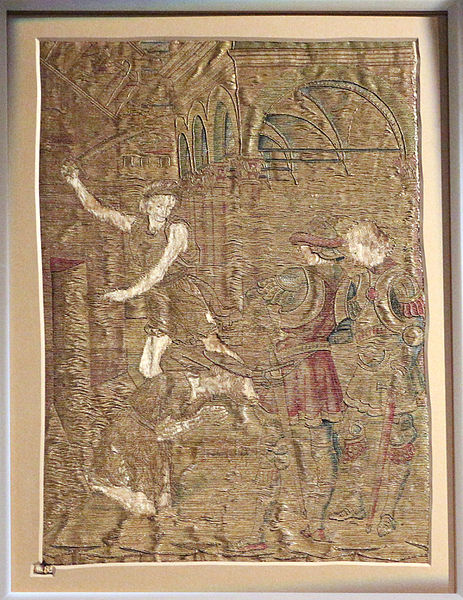 File:Antonio del pollaiolo (disegno), decollazione di san giovanni, 1466-88.JPG