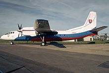 Un alt avion similar An-24 al Forțelor Aeriene Slovace