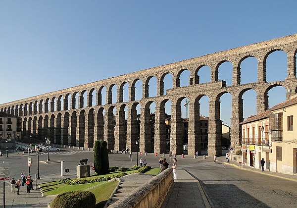 Aqueduct of Segovia (1st century AD), Segovia, Spain