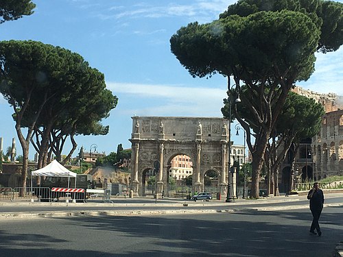 Arch of Constantine in Rome