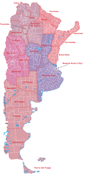 Proviñsoù Arc'hantina