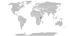 Location map for Armenia and Kenya.