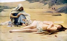 Pelagia and Philammon (1887) by Arthur Hacker Arthur Hacker - Pelagia and Philammon.jpg