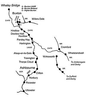 Route of the railway Ashbourne line.jpg