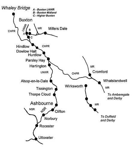 Route of the Ashbourne Line Ashbourne line.jpg