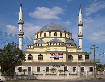 Auburn Gallipoli Mosque was built in the classical Ottoman style by Sydney's Turkish Muslim community.