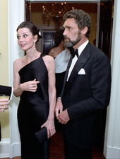 Hepburn and her partner Robert Wolders at the White House in 1981 Audrey Hepburn and Robert Wolders.png