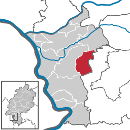Läget för Büttelborn i Landkreis Gross-Gerau