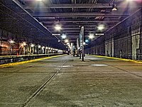 Back Bay commuter rail / Amtrak platform