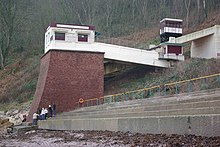 The lower station of the cliff railway Babbacombe Cliff Railway 2.JPG