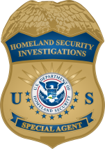 Badge of a U.S. Homeland Security Investigations special agent.svg