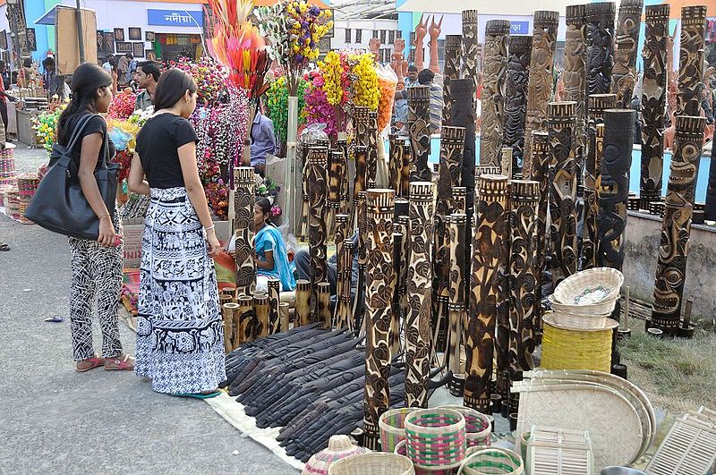 File:Bamboo Craft Stall - West Bengal State Handicrafts Expo - Milan Mela Complex - Kolkata 2014-12-06 1168.JPG