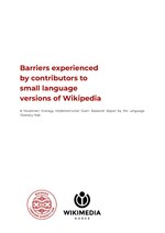 Миниатюра для Файл:Barriers experienced by contributors to small language versions of Wikipedia.pdf