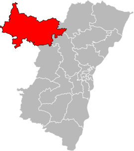 Situation of the canton of Ingwiller in the department of Bas-Rhin