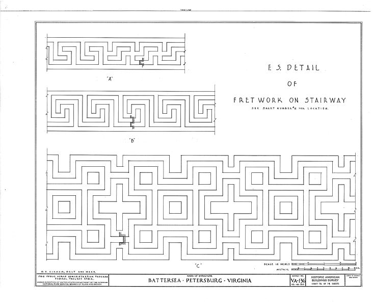 File:Battersea, 793 Appomattox Street, Petersburg, Petersburg, VA HABS VA,27-PET,3- (sheet 12 of 19).tif