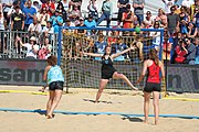 Deutsch: Deutsche Beachhandball-Meisterschaften 2022; Tag 3: 7. August 2022 – Frauen,Finale, Beach Bazis Schleissheim – Minga Turtles Ismaning 2:1 (20:26, 24:20, 8:6) English: German Beach handball Championships; Day 3: 7 August 2022 – Women Final – Beach Bazis Schleissheim Vs Minga Turtles Ismaning 2:1 (20:26, 24:20, 8:6)