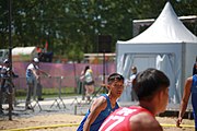 Deutsch: Beachhandball bei den Olympischen Jugendspielen 2018; Tag 4, 10. Oktober 2018; Jungs, Vorrunde, Gruppe A - Chinese Taipei (Taiwan)-Thailand 0:2 English: Beach handball at the 2018 Summer Youth Olympics at 10 October 2018 – Boys Preliminary Round Group A‎ – Chinese Taipei-Thailand 0:2