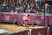 Deutsch: Beachhandball bei den Olympischen Jugendspielen 2018 in Buenos Aires; Tag 7, 13. Oktober 2018; Jungen, Halbfinale – Spanien-Kroatien 2:1 English: Beach handball at the 2018 Summer Youth Olympics in Buenos Aires at 13 October 2018 – Boys Semifinal – Spain-Croatia 2:1 Español: Handball de playa en los Juegos Olimpicos de la Juventud Buenos Aires 2018 en 13 de octubre de 2018 – Semifinales de chicos - España-Croacia 2:1