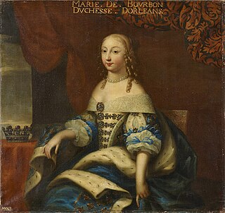 Marie de Bourbon, Duchess of Montpensier Duchess of Orléans