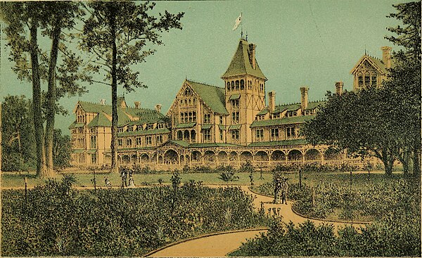 Original hotel, 1883