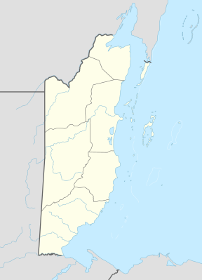 Location map Belizas