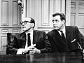 Jack Benny and Raymond Burr, 1961