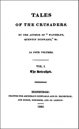 <i>The Betrothed</i> (Scott novel) 1825 novel by Walter Scott