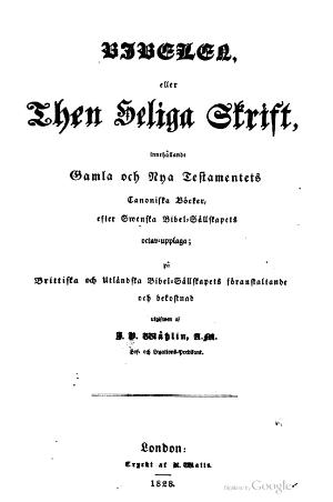 Bibelen eller den Heliga Skrift (1828).djvu