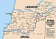 Map showing the Blue Line demarcation line between Lebanon and Israel, established by the UN after the Israeli withdrawal from southern Lebanon in 1978 BlueLine.jpg