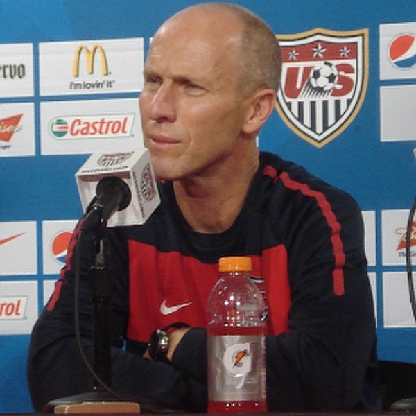 Bradley as manager of the United States in May 2010