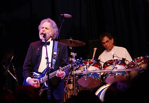 Bob Weir and Mickey Hart of the Grateful Dead performing on January 20, 2009, at the Mid-Atlantic Inaugural Ball during President Barack Obama's Inaugural