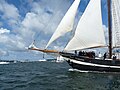 Les Tonnerres de Brest 2012 : Abel Tasman sous voiles à la sortie de la rade abri