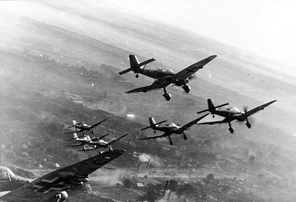 Ju 87D Stukas over the Eastern Front, December 1943