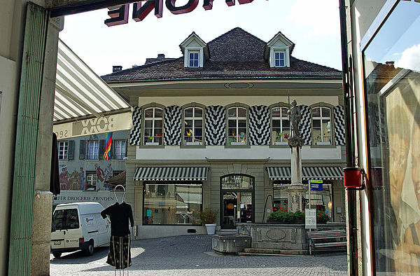 Kronenplatz in Burgdorf, part of the old city