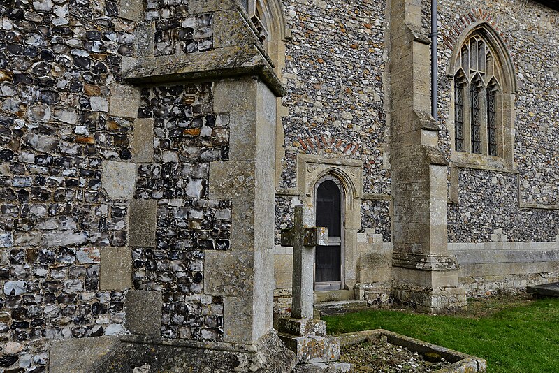 File:Burnham Thorpe, All Saints Church, Detail of part of the south aspect - geograph.org.uk - 5672647.jpg