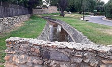 Cacera de Navalcaz as it passes through Parque Robledo