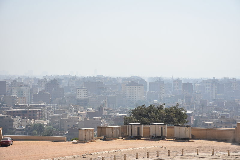 File:Cairo from the Giza Plateau 2.JPG