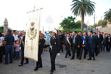 The civil authorities's descent to the sanctuary during the celebrations in honour of Madonna of Miracles. Calata al Santuario della Madonna dei Miracoli di Alcamo - 06.JPG