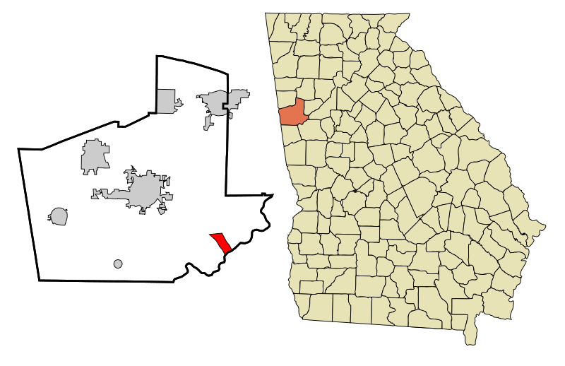 File:Carroll County Georgia Incorporated and Unincorporated areas Whitesburg Highlighted.svg