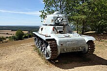 Char Hotchkiss H39 in Colombey-les-Deux-Églises (Haute-Marne, France)[1]