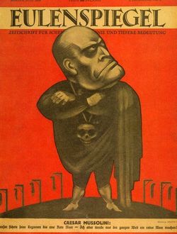 Charles Girod: Caesar Mussolini, Juli 1928