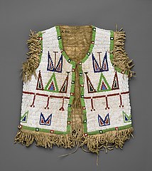 Child's Beaded Waistcoat, Sioux (Native American), late 19th or early 20th century, Brooklyn Museum