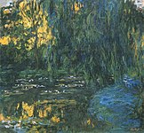 Water-Lily Pond and Weeping Willow, 1916–1919, Sale Christie's New York, 1998
