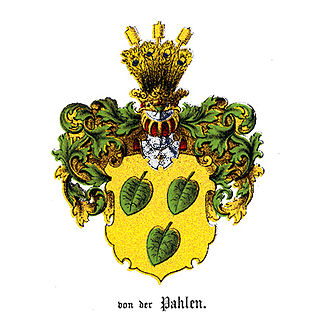 <span class="mw-page-title-main">Pahlen</span> European noble family