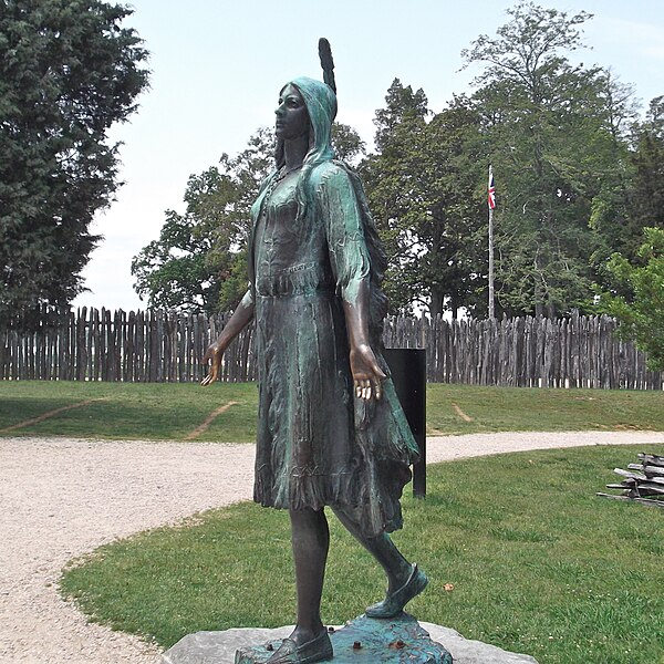 File:Colonial National Historical Park - Pocohantas Statue at Jamestown.jpg