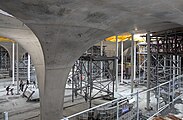 Construction of Stuttgart 21 station in 2023